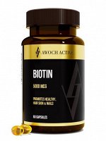 AWOCHACTIV Биологически активная добавка к пище «Biotin», 60 капсул