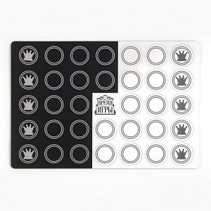 Набор магнитных фигур для демонстрационных шашек "Время игры", 34 шт, d-5.5 см, толщина 4 мм