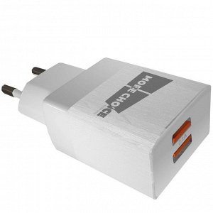 Заряд. устр. сетевое More choice NC24, 2USB 2.1A, white