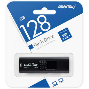 Накопитель Flash Smartbuy 128Gb Fashion Black (SB128GB3FSK)