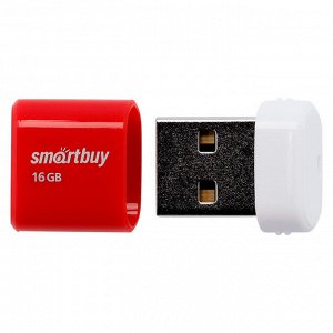 Накопитель Flash Smartbuy 16Gb LARA Red (SB16GBLARA-R)