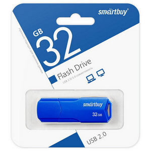 Polaris Накопитель Flash Smartbuy 32Gb Clue Blue (SB32GBCLU-BU)