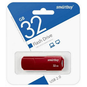 Polaris Накопитель Flash Smartbuy 32Gb Clue Burgundy (SB32GBCLU-BG)