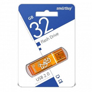 Накопитель Flash Smartbuy 32Gb Glossy series Orange (SB32GBGS-Or)