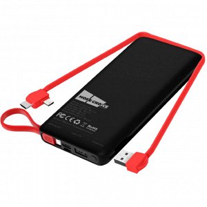Резервный аккумулятор More choice PB42S-10 10000 mAh USB (2.1A) + Type-C (2.1A) Black