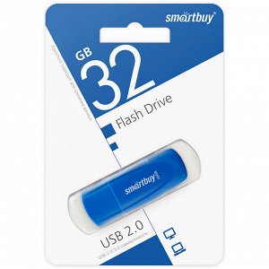 Накопитель Flash Smartbuy 32Gb Scout Blue (SB032GB2SCB)