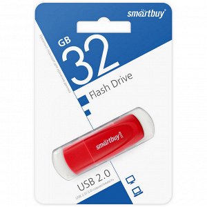 Polaris Накопитель Flash Smartbuy 32Gb Scout Red (SB032GB2SCR)