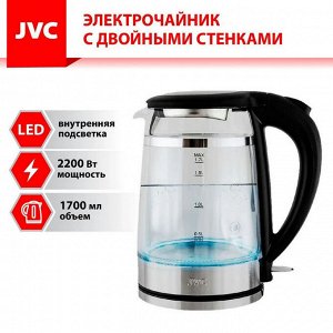 Чайник JVC JK-KE1815 (двойные стенки)