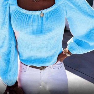 Блуза Ткань-Муслин, мягкая и воздушная ткань