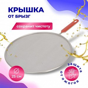 Крышка-сетка для сковороды от брызг жира