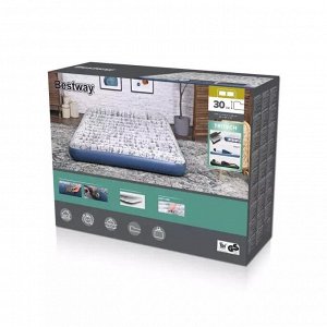 Кровать надувная BESTWAY / 203 * 152 * 30 см