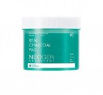 Neogen Dermalogy Real Charcoal Pad Очищающие пэды с древесным углём 60 шт