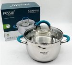 Кастрюля из нержавеющей стали с крышкой FESSLE диаметр 22 см (4,9 л)