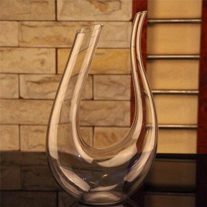 Декантер-аэратор стеклянный для вина/аэратор для семейного бара 1500 мл
