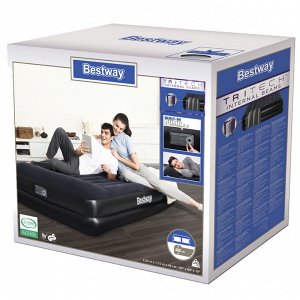Кровать надувная Bestway / 203 х 152 х 46 см