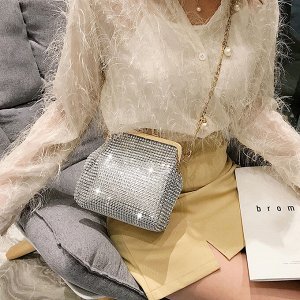 Женская сумка-мини на плечо, сумка-мессенджер, кошелёк для монет, акриловый пластик