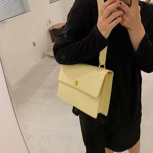 Женская сумка-сэтчел на плечо, стиль японский и корейский, экокожа