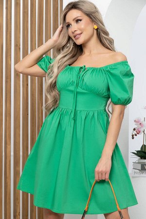 Платье "Милашка" (яркая зелень) П5711