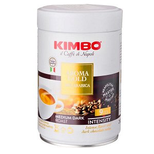 Кофе KIMBO AROMA GOLD 250 г ж/б молотый 1 уп.х 12 шт.