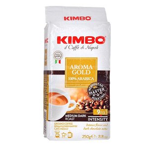 Кофе KIMBO AROMA GOLD 250 г молотый 1 уп.х 20 шт.