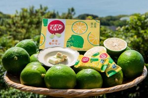 KITKAT KitkKat Tokyo Island Lemon 15g - Коллекционный КитКат Айленд Лимон. 1шт