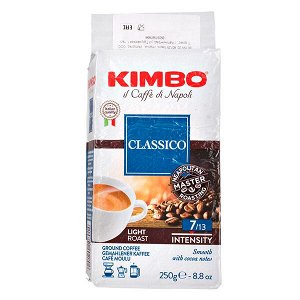 Кофе KIMBO AROMA ITALIANO 250 г молотый 1 уп.х 20 шт.