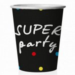 Стакан бумажный &quot;Друзья, Super Party&quot;, 250 мл, 6 шт.