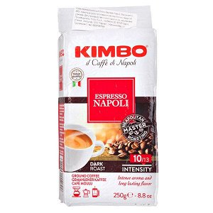 Кофе KIMBO ESPRESSO NAPOLI 250 г молотый 1 уп.х 20 шт.