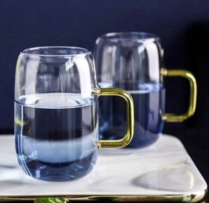 Питьевой набор "Blue Crystal" Кувшин + 2 кружки