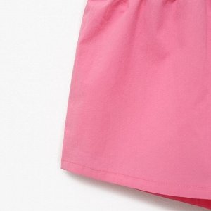 Комплект для девочки (топ, шорты) KAFTAN 34 (122-128 см), ярко-розовый