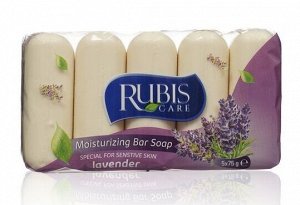Rubis мыло туалетное экопак Lavende (5х75г) 375г