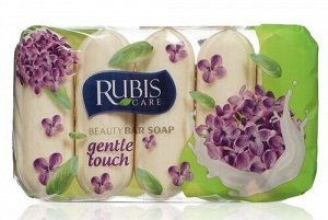 Rubis мыло туалетное экопак Gentle Touch (5х60г) 300г