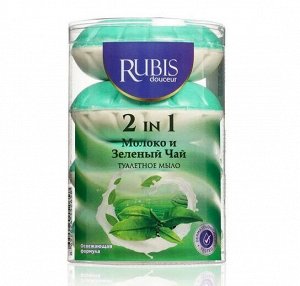 Rubis мыло туалетное Milk&Green Tea (4x110г) 440г