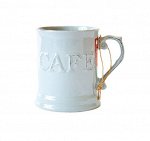 Кружка &quot;Cafe&quot; 450мл, цв.голубой