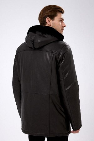 Классическая  кожаная куртка для мужчин