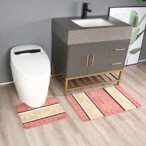 Набор ковриков для ванной комнаты и туалета