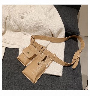 Многофункциональная поясная женская сумка, сумка- слинг, экокожа