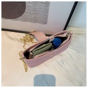Женская сумка-багет, экокожа