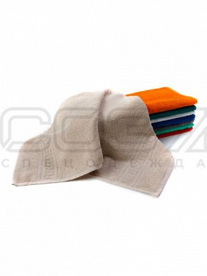 Полотенце махровое "Греческая кайма" 50х90см пл.380 г/м² (пр-во Узбекистан)