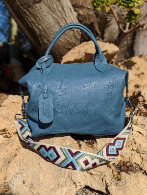 Сумка-шоппер AB.Z · Pelle · 21-13 (740) azul - (150)-6 (13)