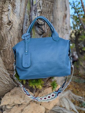 Сумка-шоппер AB.Z · Pelle · 21-13 (740) azul - (150)-6 (13)