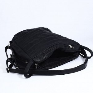 Рюкзак на молнии, 4  наружных кармана, цвет чёрный