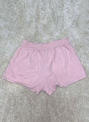 Розовые повседневные шорты в стиле Бохо с вышивкой