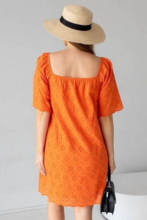 Платье А-344ш оранжевый