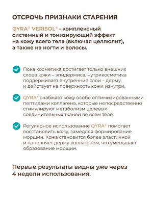 QYRA (Германия). Первый премиум ЖИВОЙ КОЛЛАГЕН с био пептидами. Научно доказанное омоложение