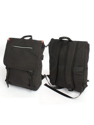 Рюкзак Battr-673 текстиль  (USB-заряд),  1отд+отд д/ноут,  5внеш,  2внут/карм,  черный 254312