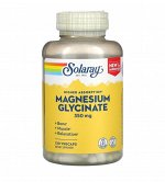 Глицинат магния с высокой усвояемостью, 350 мг, 120 вегетарианских капсул