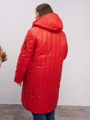 Пальто демисезонное 'Аврора' красный