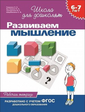 Развиваем мышление. Рабочая тетрадь. 6-7 лет