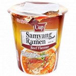 Лапша &quot; КАП РАМЕН&quot; со вкусом говядины 65 гр. стакан